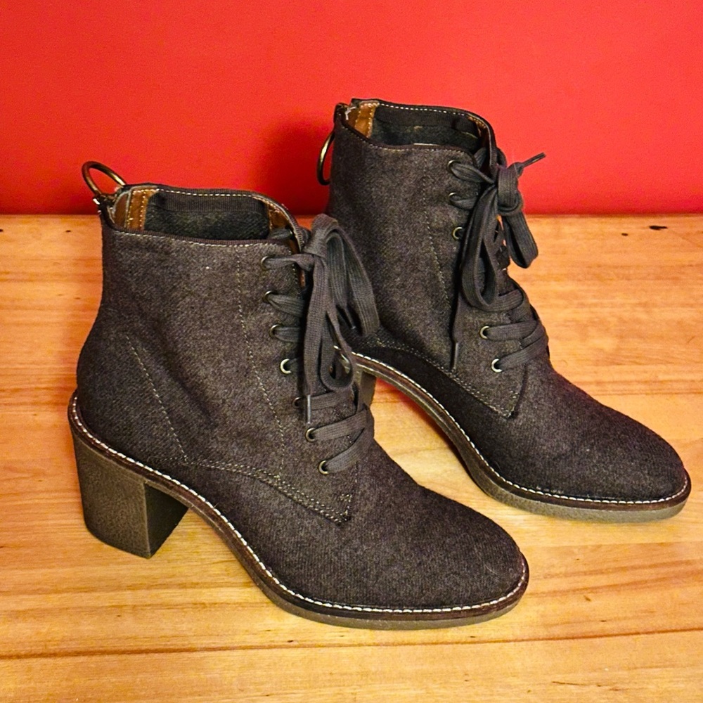 Grey Lucky Brand Borelis booties size 7.5